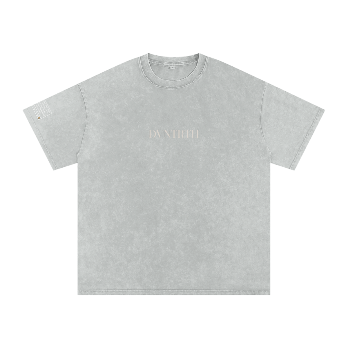 DVNTRTH | Snow Washed Oversized Cotton Tee
