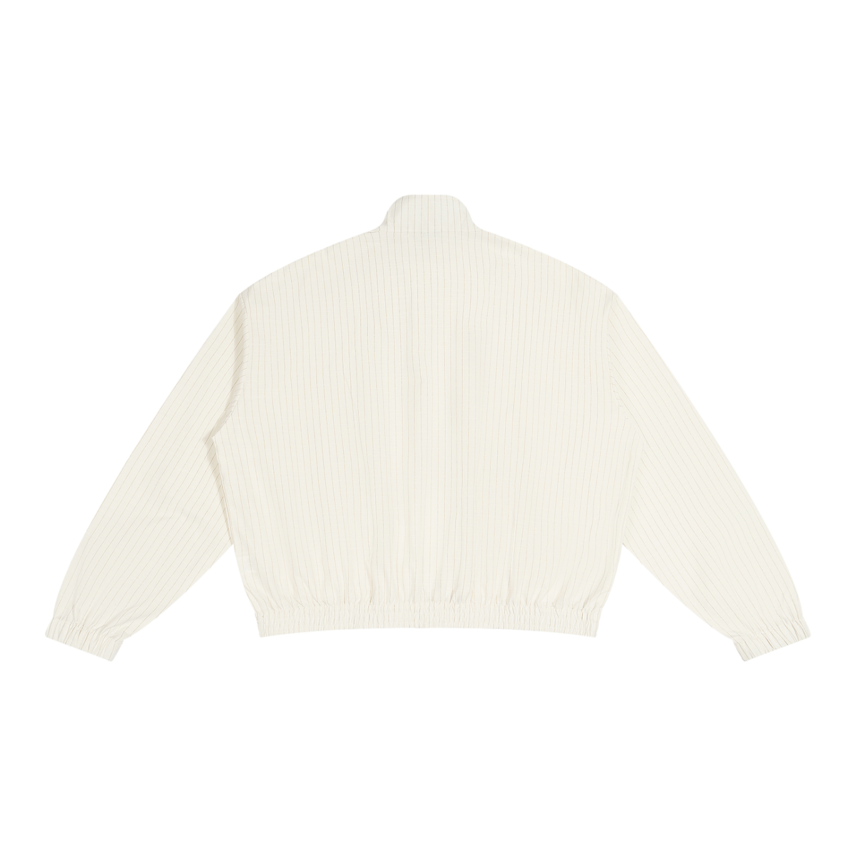 Minimal Striped Full-Zip Track Jacket