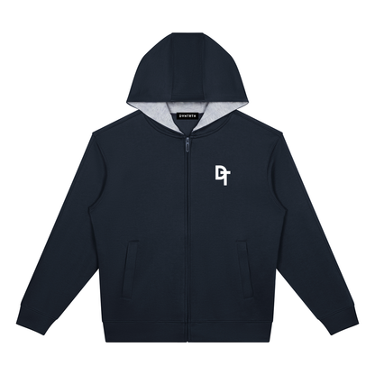 DT | Drop Shoulder Full Zip Hoodie