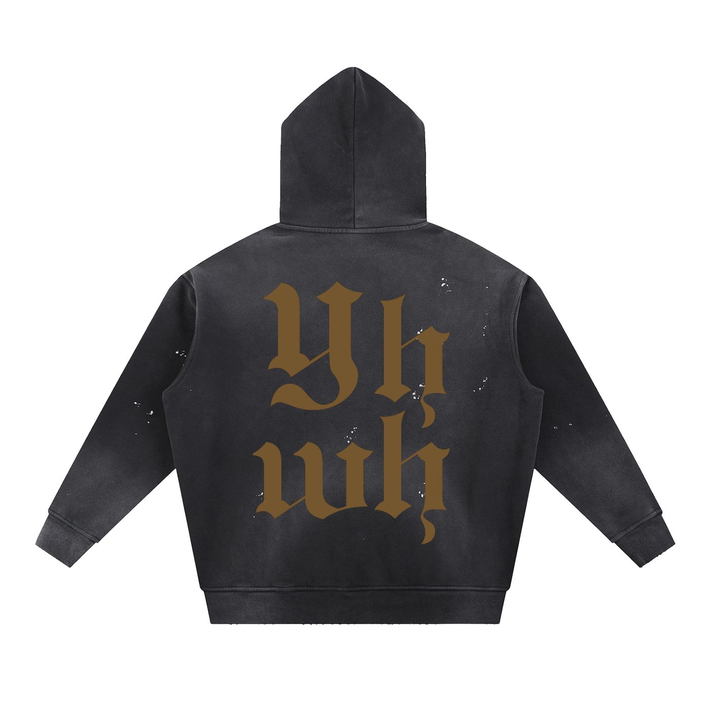 YHWH | Vintage Washed Frayed Hoodie