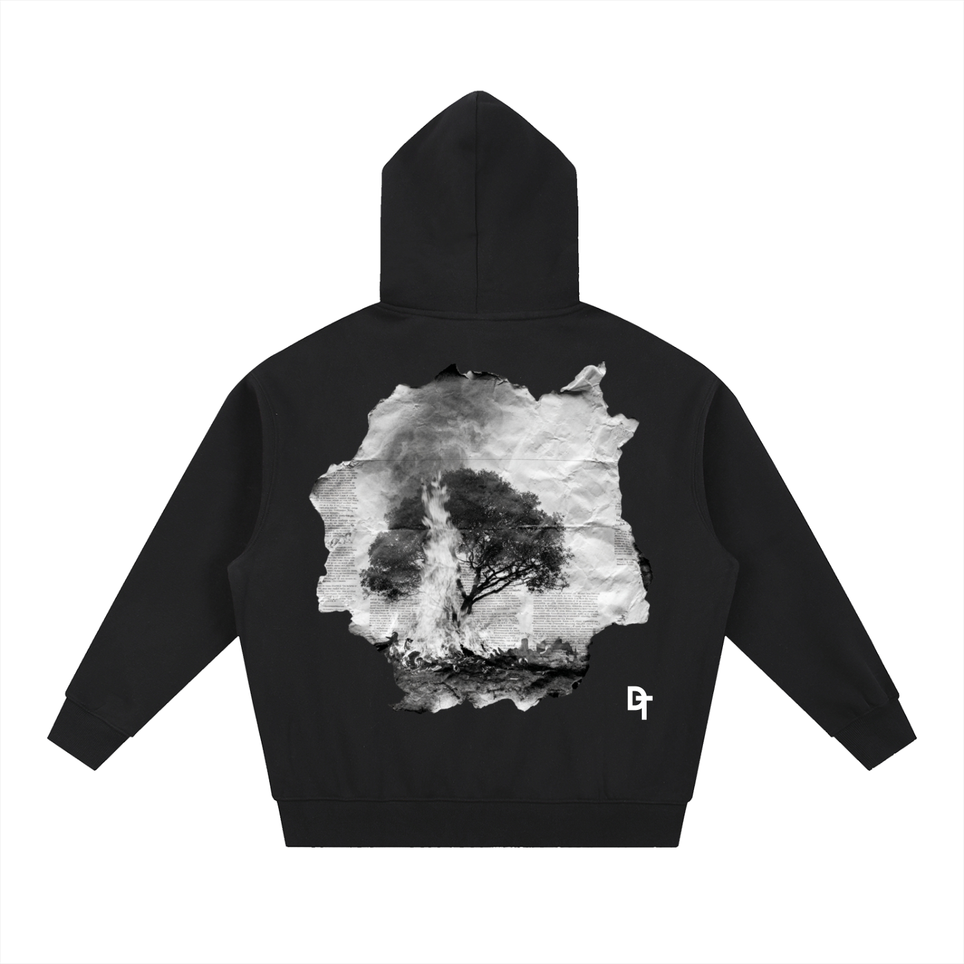 Essential Oversized Boxy Fit Fleece Hoodie