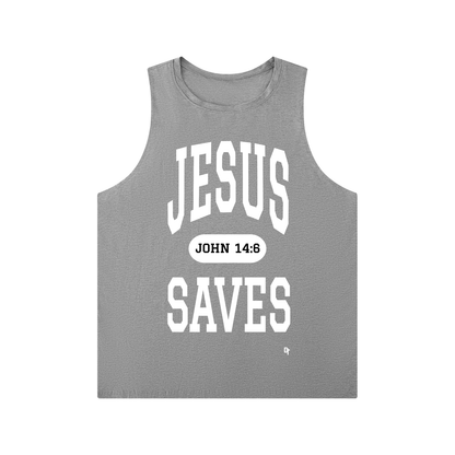 JESUS SAVES Classic | Crewneck Tank Top
