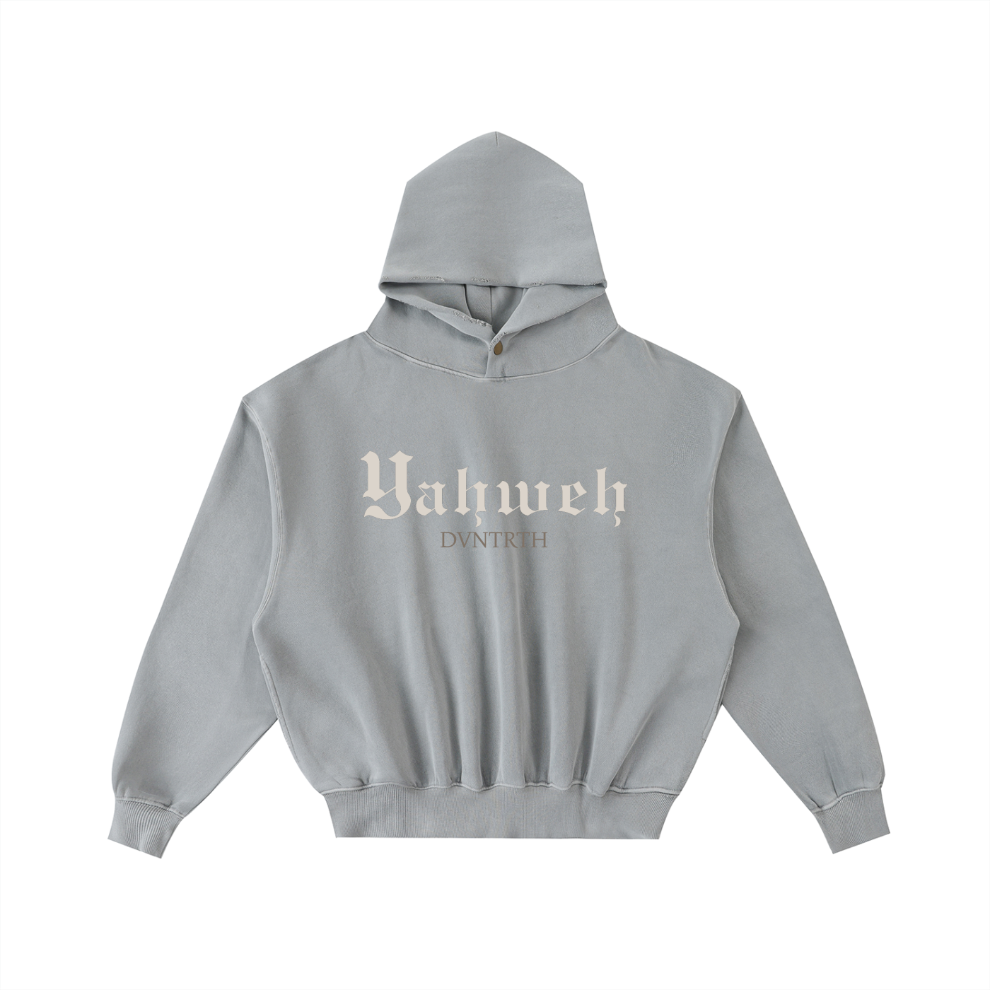 Yahweh x DVNTRTH | Frayed Cropped Oversized Hoodie