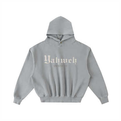 Yahweh x DVNTRTH | Frayed Cropped Oversized Hoodie