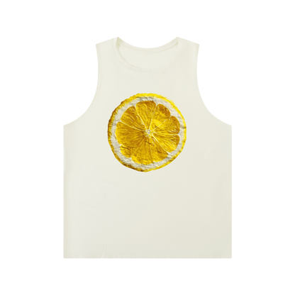 Solid Color Crewneck Tank Top