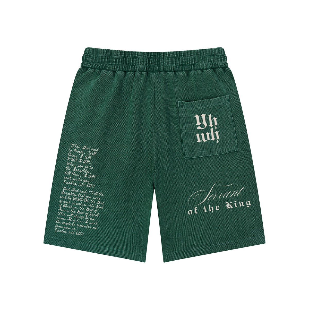 EXO 03 | Mineral Wash Waffle Knit Shorts