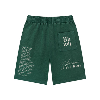 EXO 03 | Mineral Wash Waffle Knit Shorts