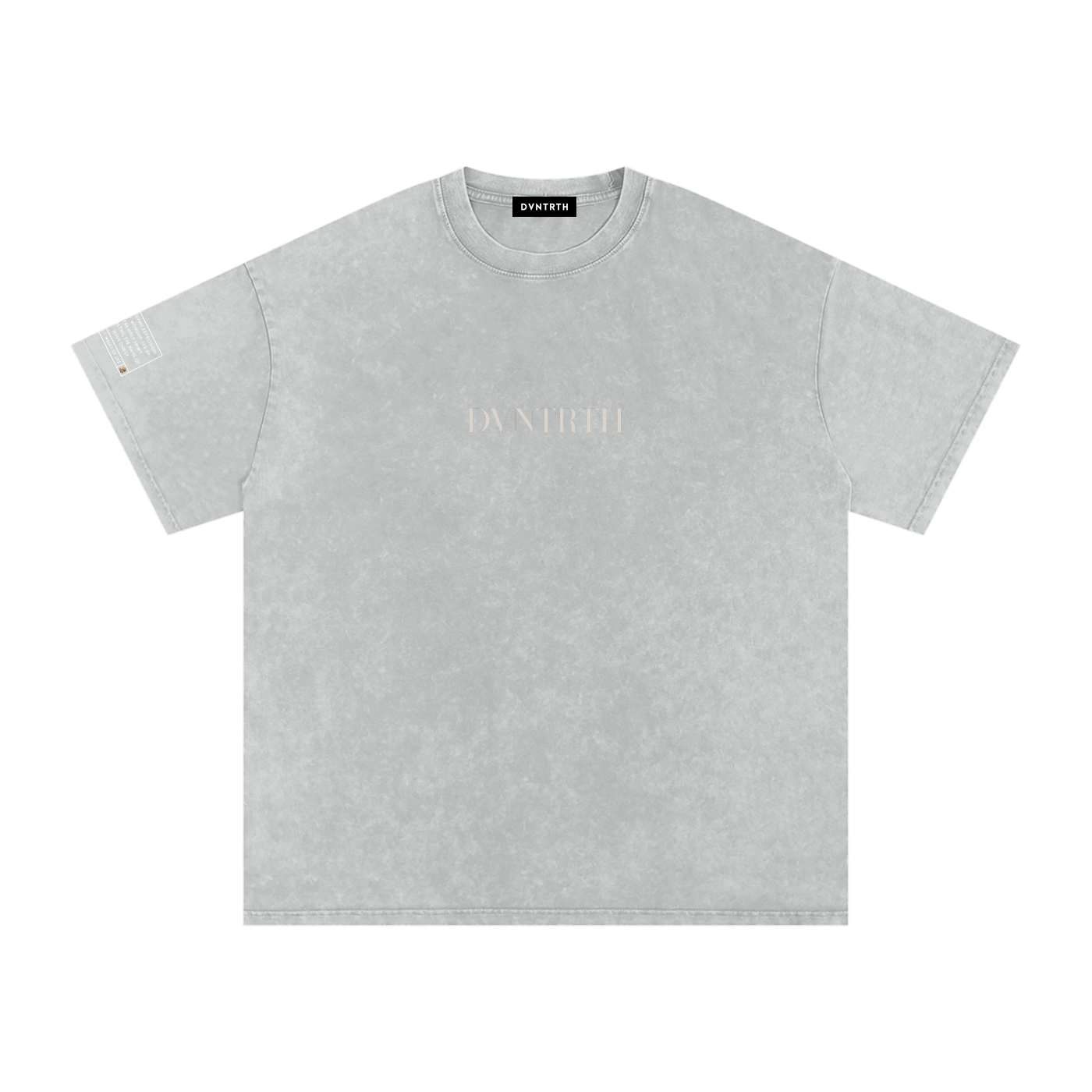 DVNTRTH x Static Flower | Washed Oversized Tee