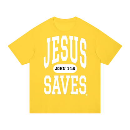JESUS SAVES Classic | Regular Fit Cotton Tee