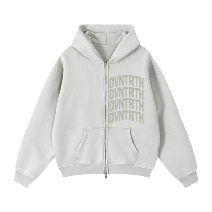 DVNTRTH 4x | Vintage Zip Boxy Hoodie