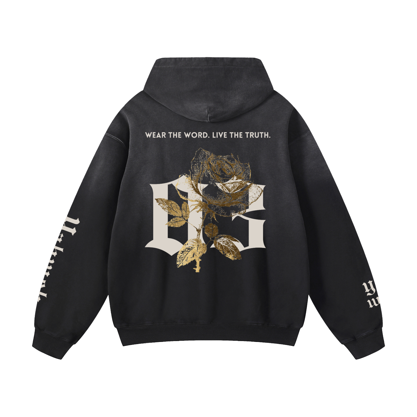 EX III x Yahweh Sunfade Oversized Hoodie