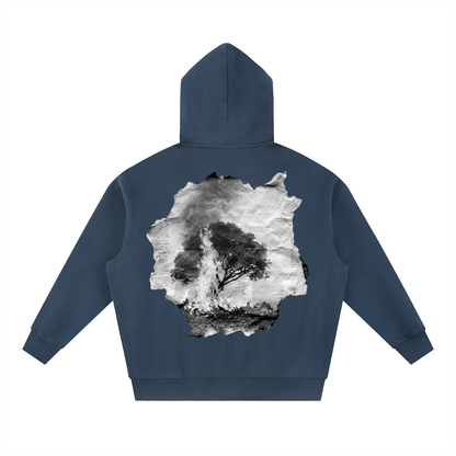 BURNING BUSH Oversized Boxy Hoodie