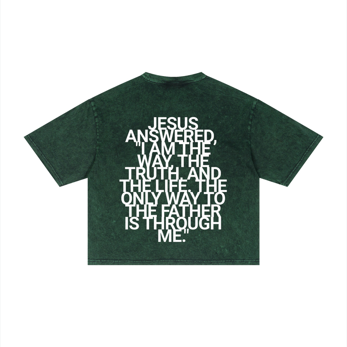 JOHN14:6 | Mineral Wash Boxy Tee