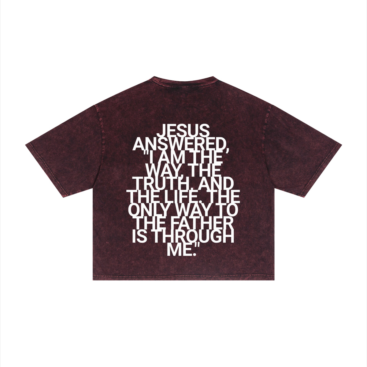JOHN14:6 | Mineral Wash Boxy Tee