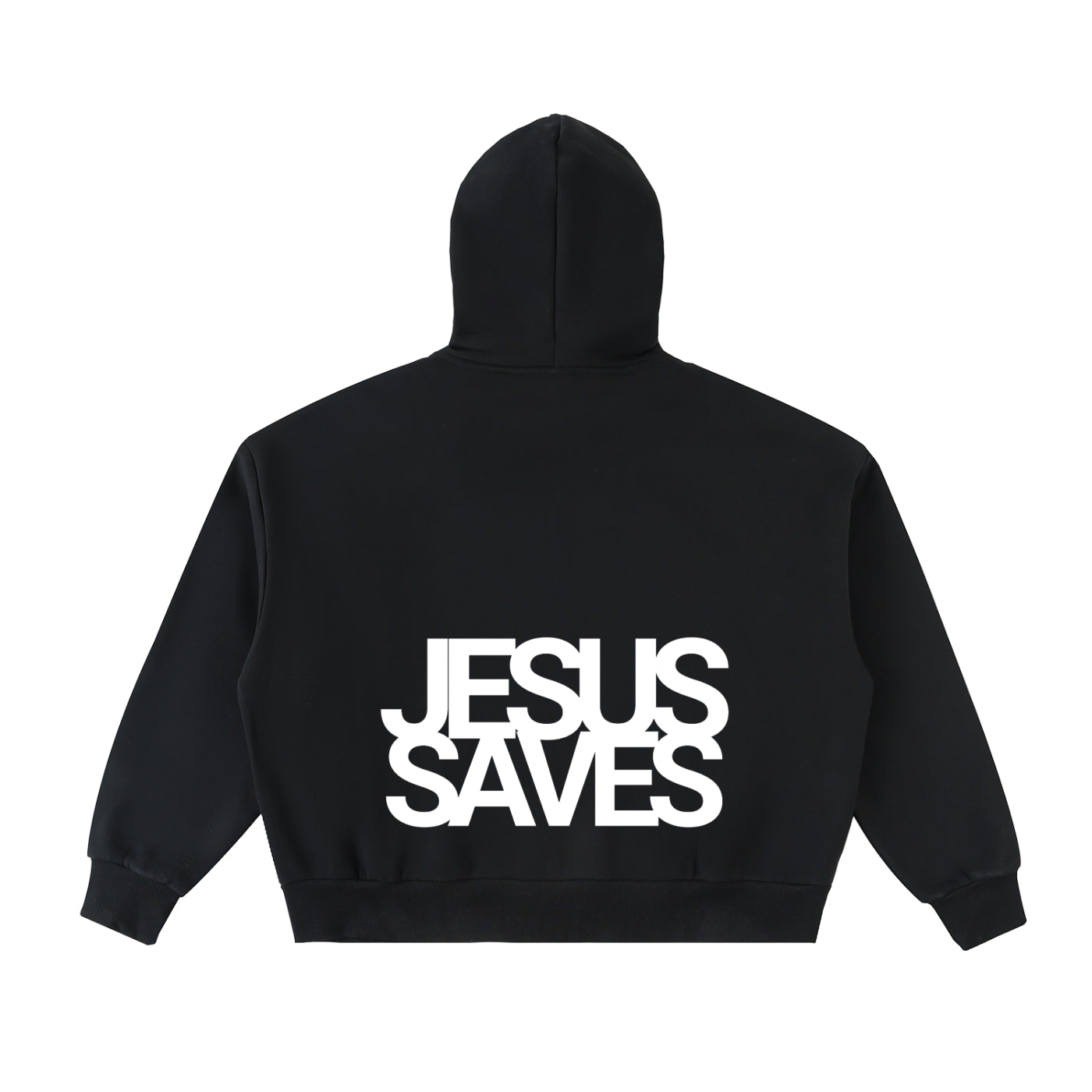 Jesus Saves | Full-Zip Boxy Hoodie