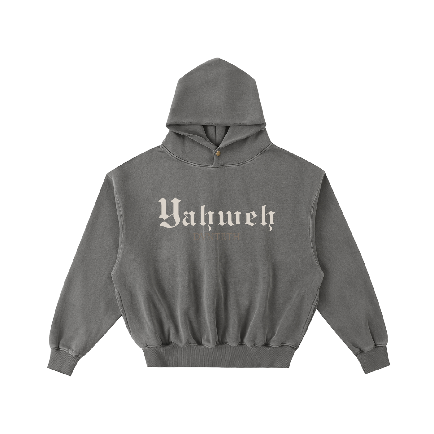 Yahweh x DVNTRTH | Frayed Cropped Oversized Hoodie