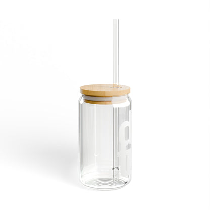 DVNTRTH Stacked | Sipper Glass - White