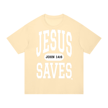JESUS SAVES Classic | Regular Fit Cotton Tee