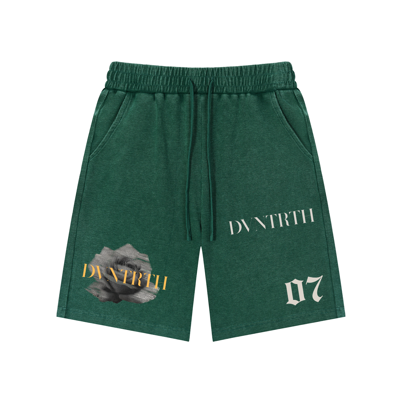 Static Flower x John 14:6 | Mineral Wash Waffle Knit Shorts