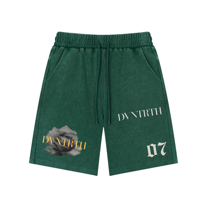 Static Flower x John 14:6 | Mineral Wash Waffle Knit Shorts