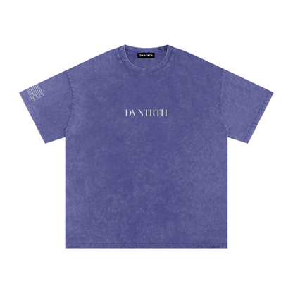 DVNTRTH x Static Flower | Washed Oversized Tee