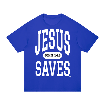 JESUS SAVES Classic | Regular Fit Cotton Tee