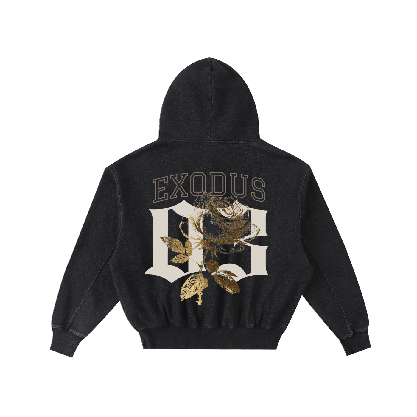 Yahweh x DVNTRTH | Frayed Cropped Oversized Hoodie