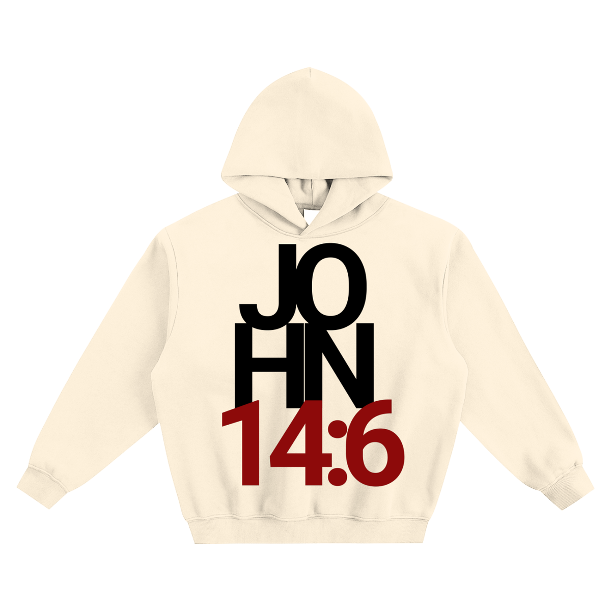JOHN14:6 | Fleeced Boxy Hoodie