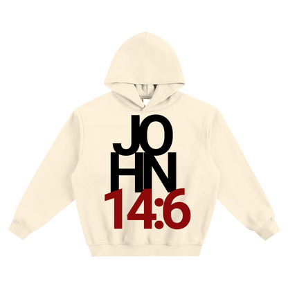 JOHN14:6 | Fleeced Boxy Hoodie