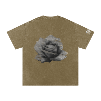 DVNTRTH x Static Flower | Washed Oversized Tee