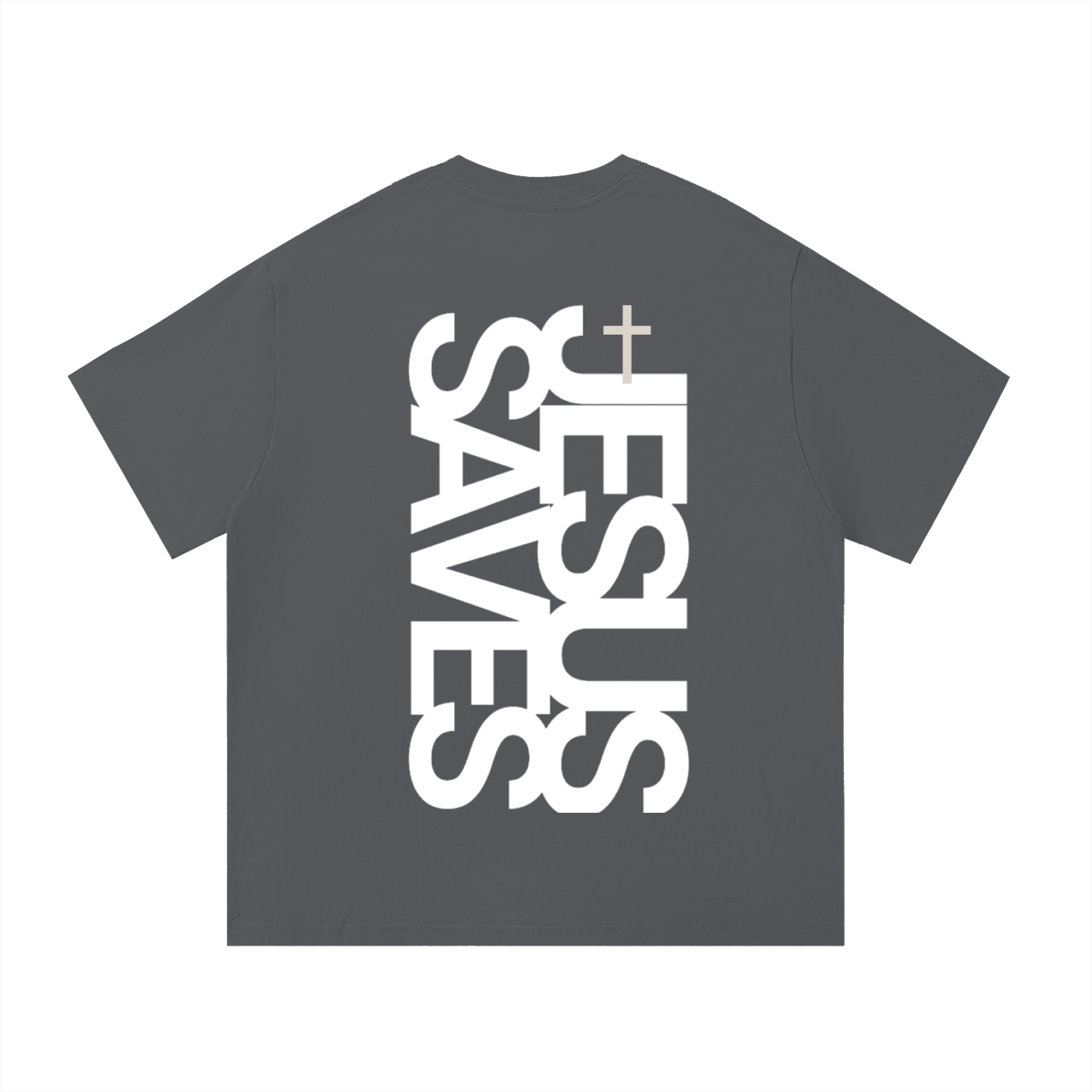Jesus Saves Vertical | Essential Cotton Tee