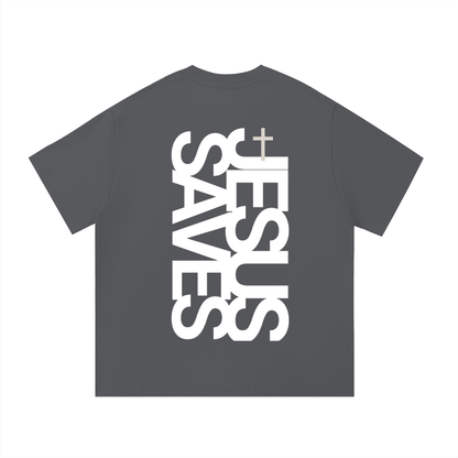 Jesus Saves Vertical | Essential Cotton Tee