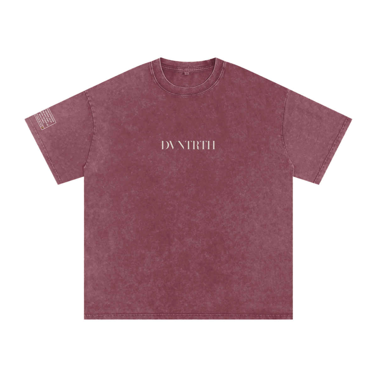 DVNTRTH | Snow Washed Oversized Cotton Tee