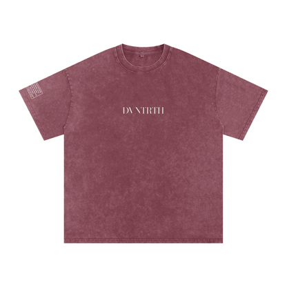 DVNTRTH | Snow Washed Oversized Cotton Tee