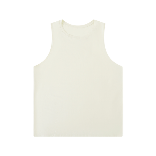 Solid Color Crewneck Tank Top