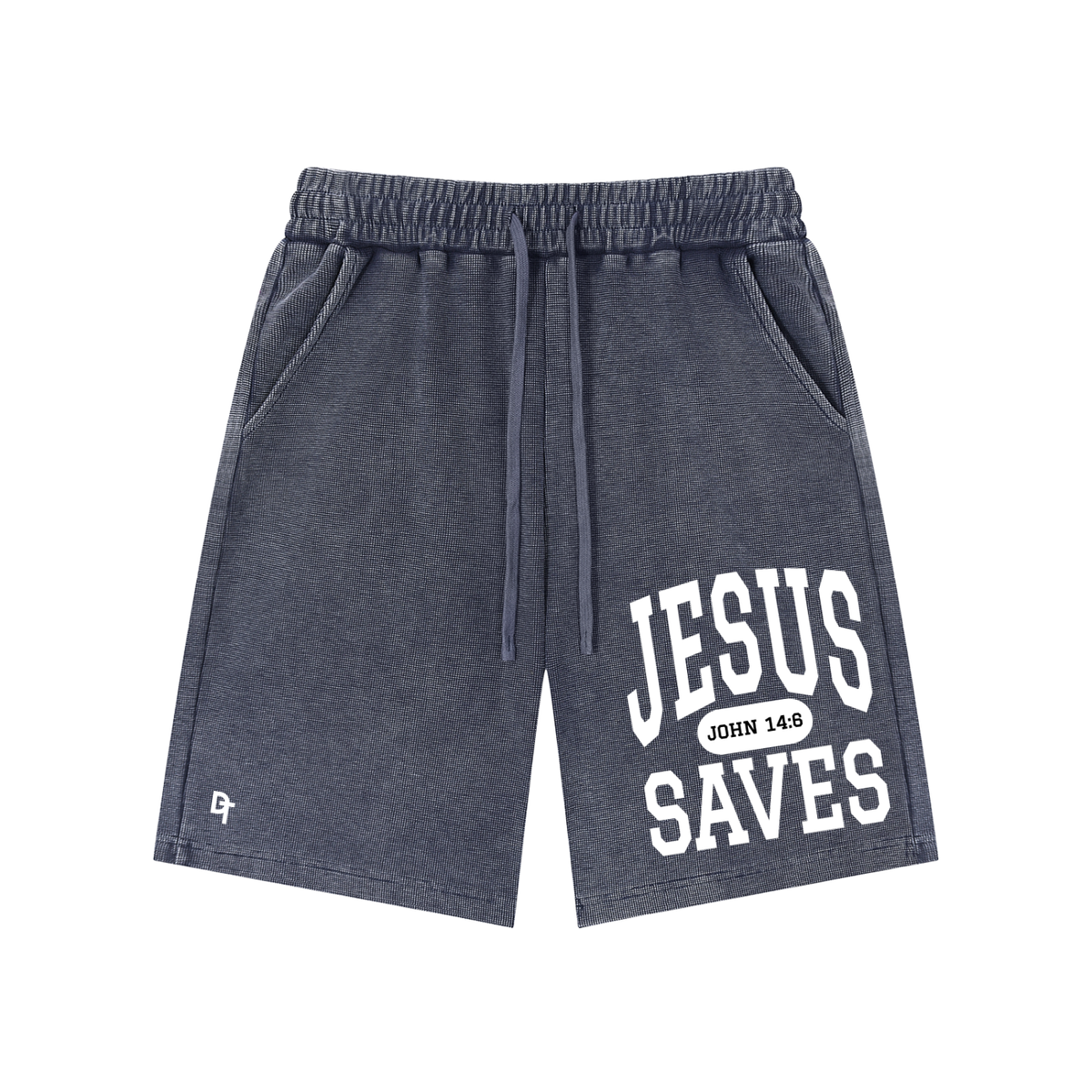 JESUS SAVES Classic | Waffle Knit Shorts