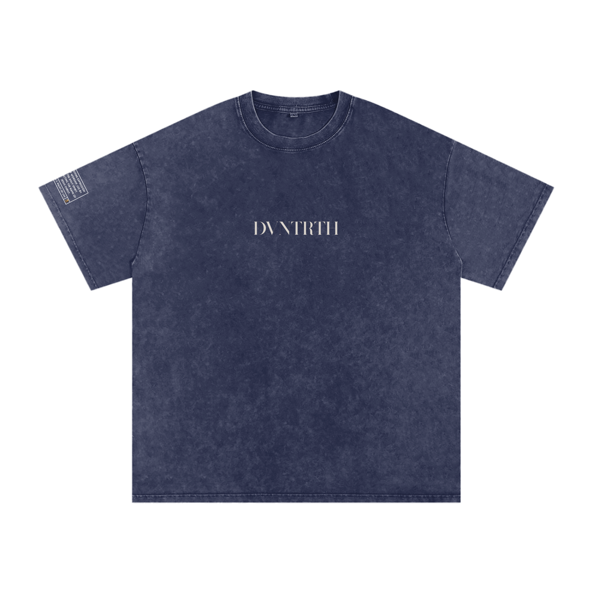 DVNTRTH | Snow Washed Oversized Cotton Tee