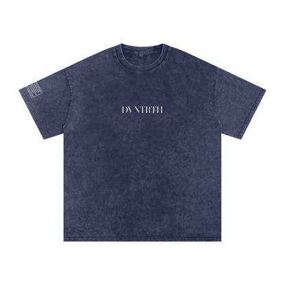 DVNTRTH | Snow Washed Oversized Cotton Tee