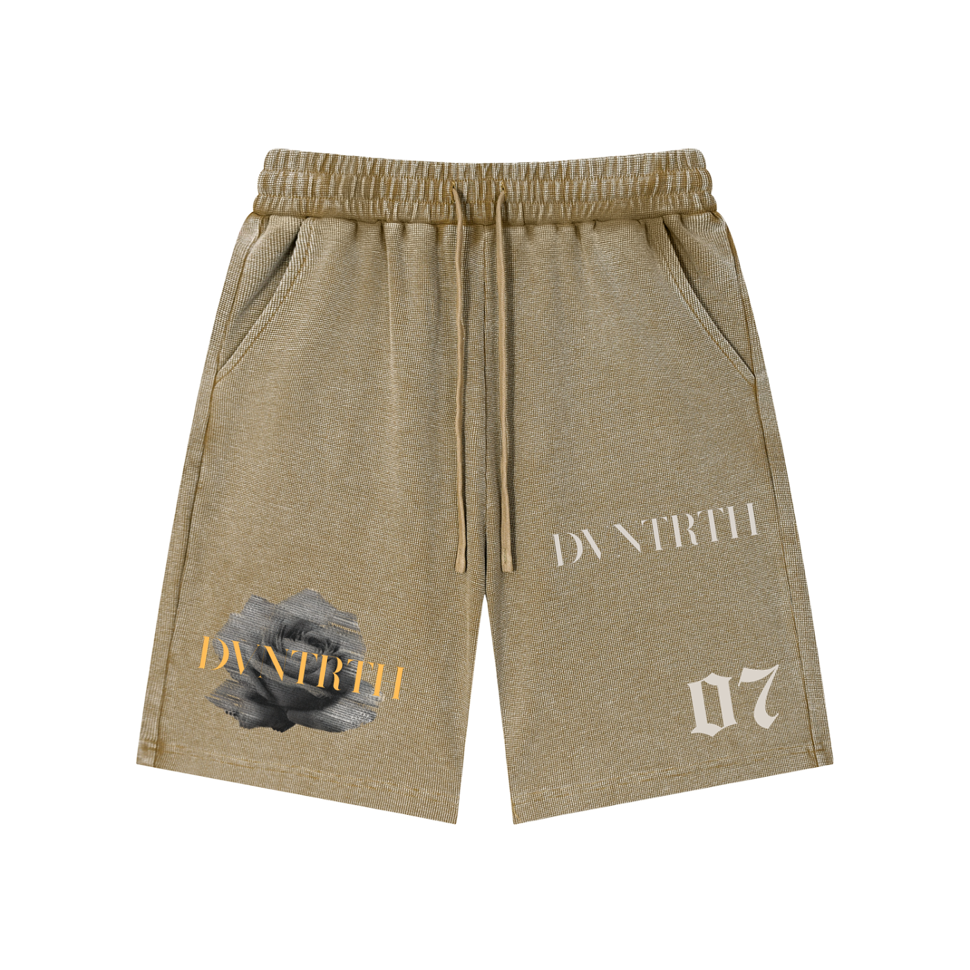 Static Flower x John 14:6 | Mineral Wash Waffle Knit Shorts