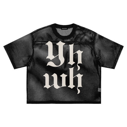 Yhwh x 03 Gold Rose | Mesh Boxy Net Tee