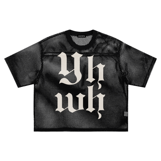 Yhwh x 03 Gold Rose | Mesh Boxy Net Tee