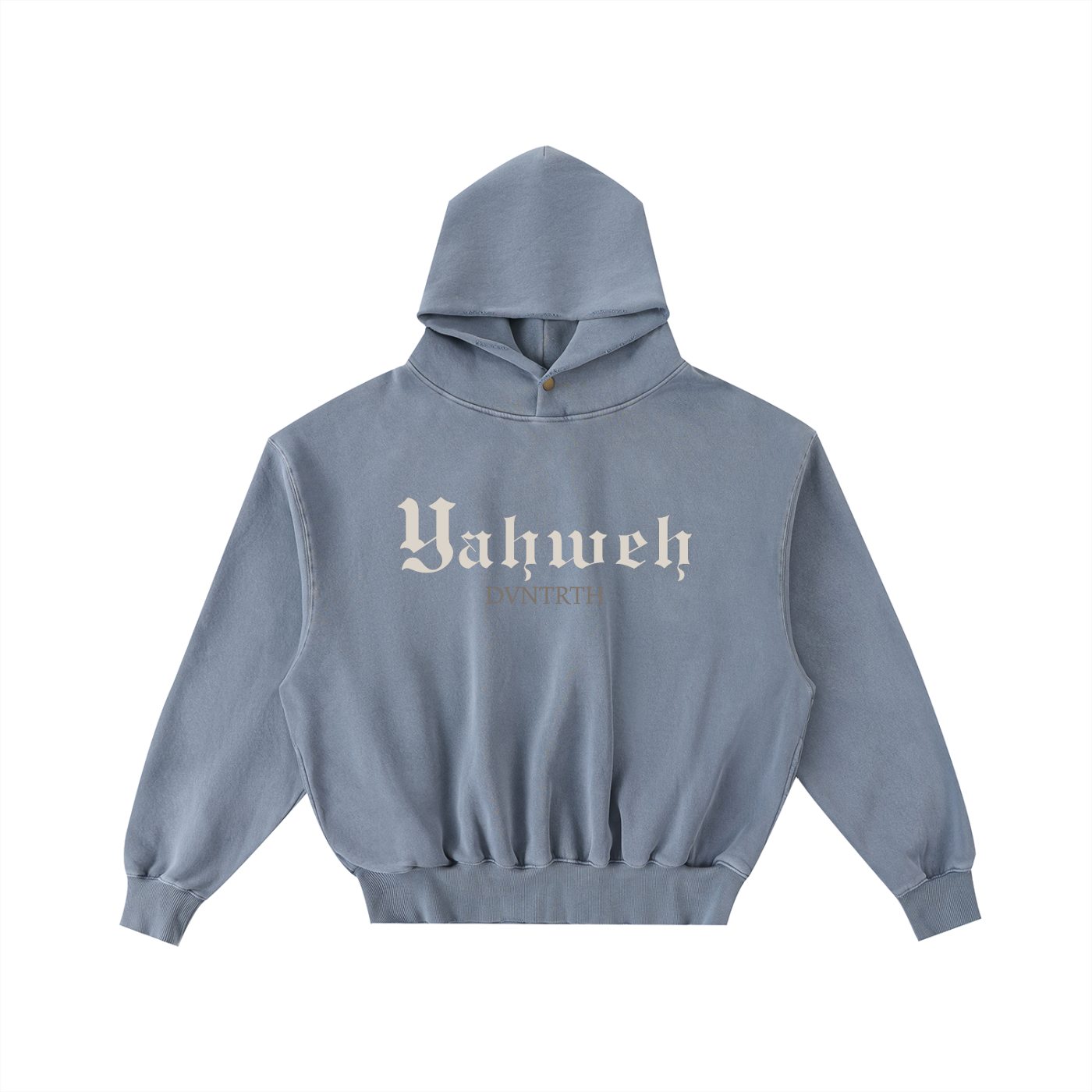 Yahweh x DVNTRTH | Frayed Cropped Oversized Hoodie