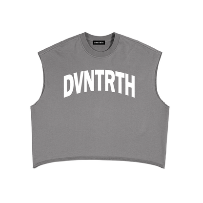 Classic DVNTRTH | Frayed Sleeveless Boxy Sweatshirt
