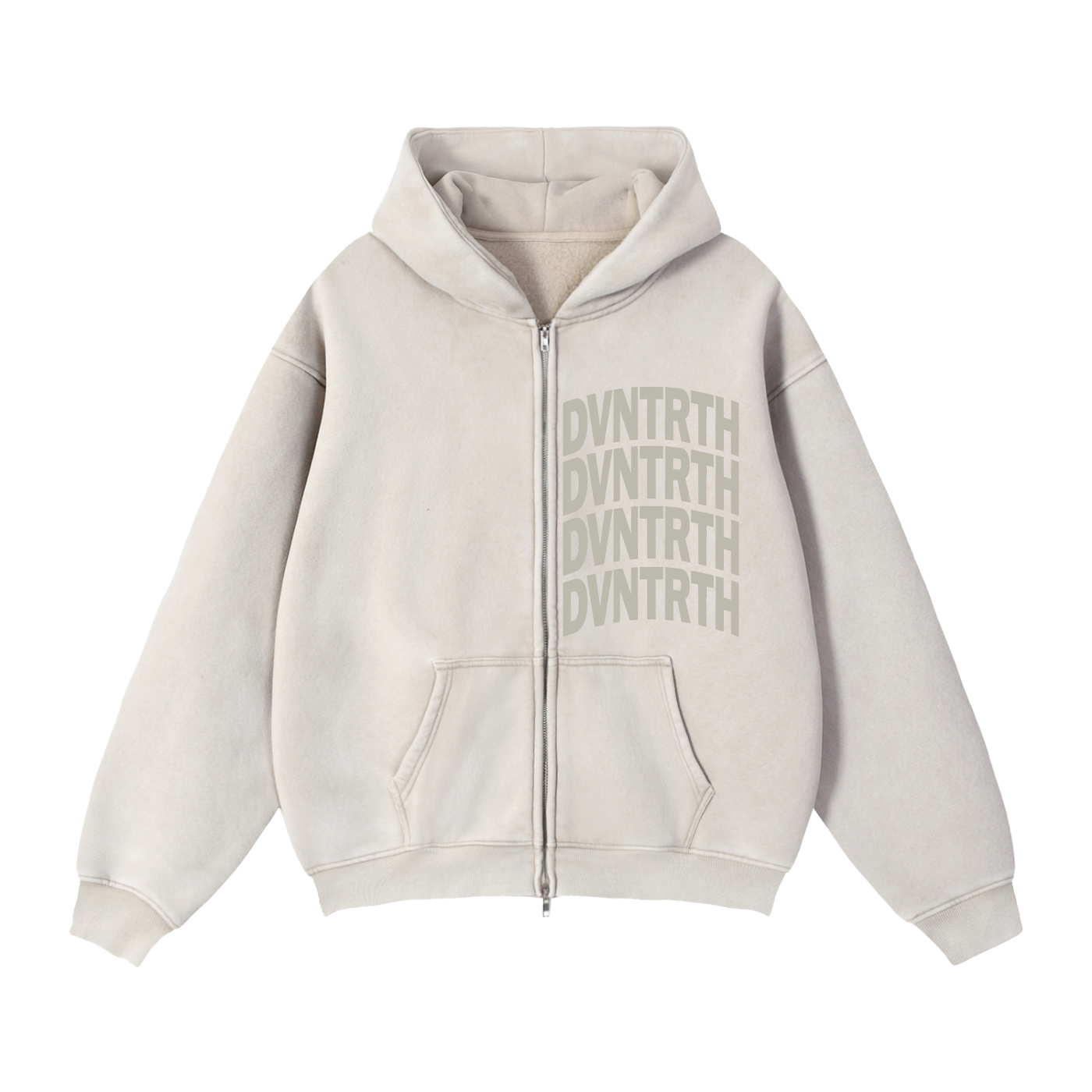 DVNTRTH 4x | Vintage Zip Boxy Hoodie