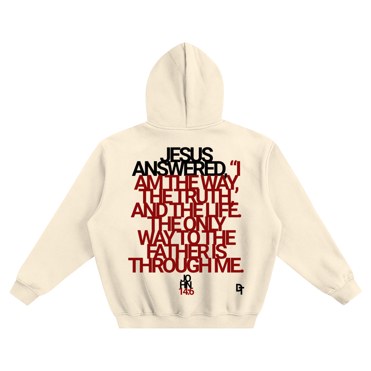 JOHN14:6 | Fleeced Boxy Hoodie