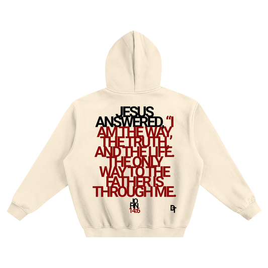 JOHN14:6 | Fleeced Boxy Hoodie