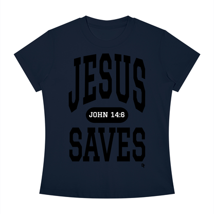 JESUS SAVES Classic | Slim Fit Crewneck Tee