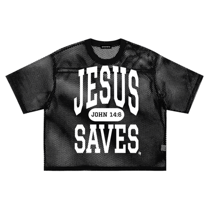 See-through Boxy Net T-Shirt