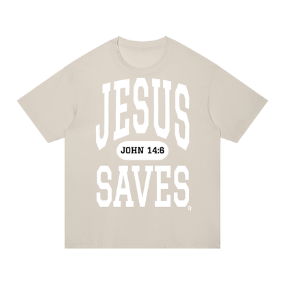 JESUS SAVES Classic | Regular Fit Cotton Tee