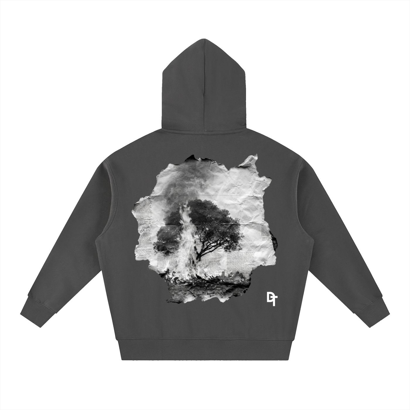 Essential Oversized Boxy Fit Fleece Hoodie